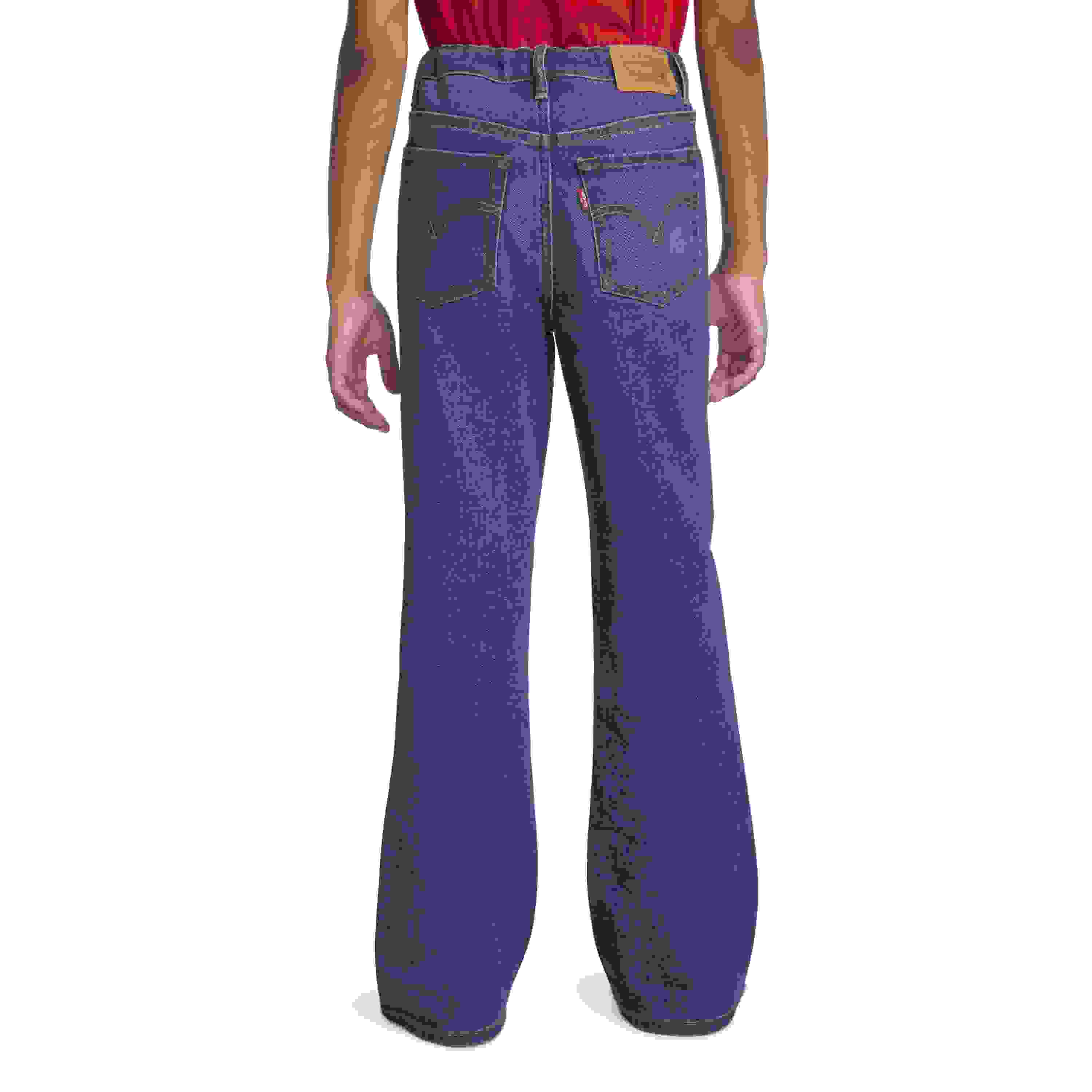 Levi's 726 High Rise Flare Big Girls' Dark Blue Wash Denim Jeans